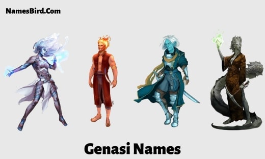 Here we collect these collections of Genasi Names, Water, Fire, Air, Earth Genasi...