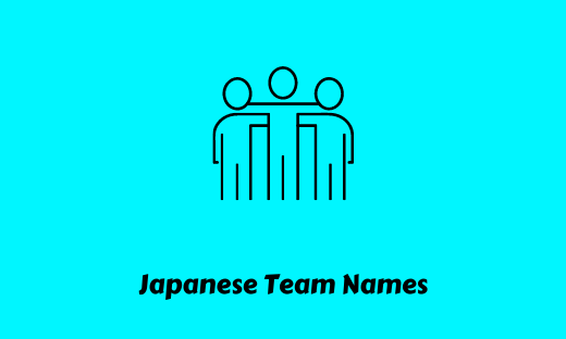 500+ Best Japanese Team Names Ideas