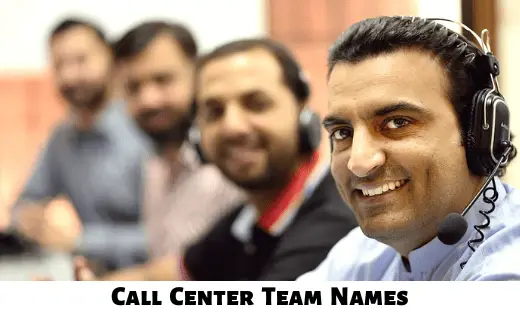 Call Centre Team Names